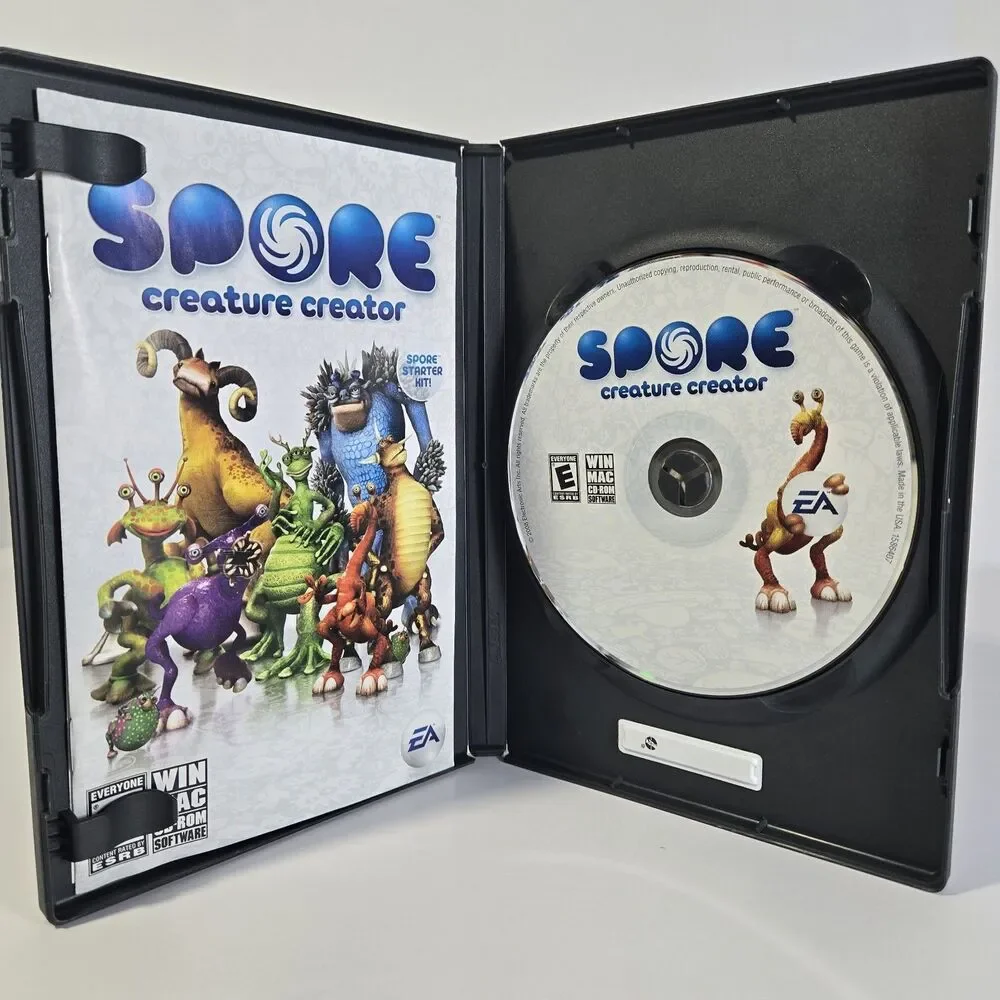 Electronic Arts Spore Creature Creator PC CD-ROM Windows/Mac Manual Included
